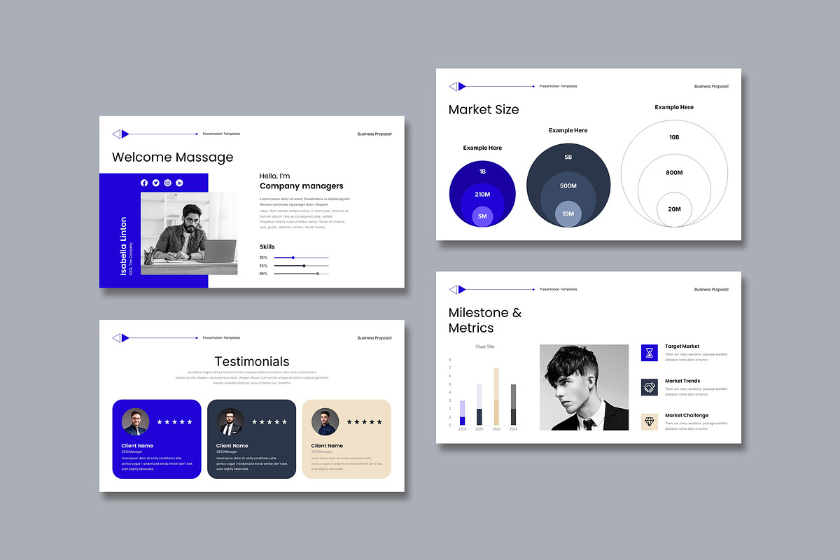 Business Proposal Template, a Presentation Template by Pradaxa (Photo 3 of 6)