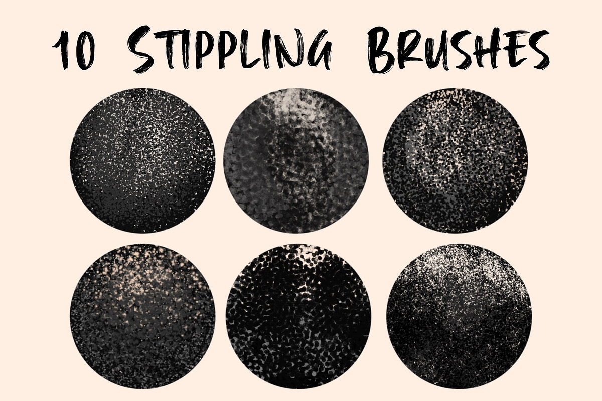 Halftone Brushes for Procreate, a Brush Add-On by KJP Designs (Photo 12 of 18)