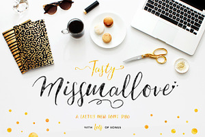 Its Tasty Missmallove Font Duo