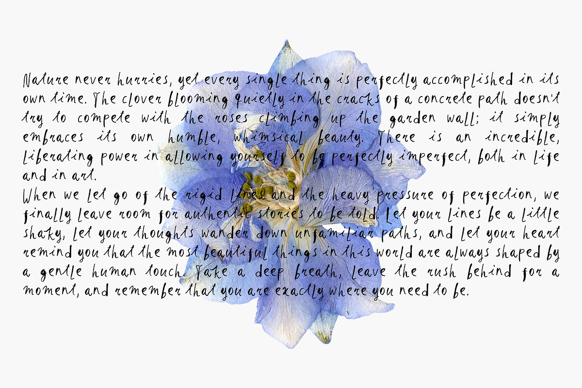 Ink & Clover. A Whimsical Font Duo, a Handwritten Font by PaperJamLab (Photo 5 of 18)