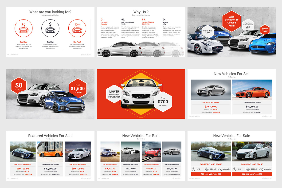 Top Automobile PowerPoint Templates, a Presentation Template by SlideSalad (Photo 17 of 33)