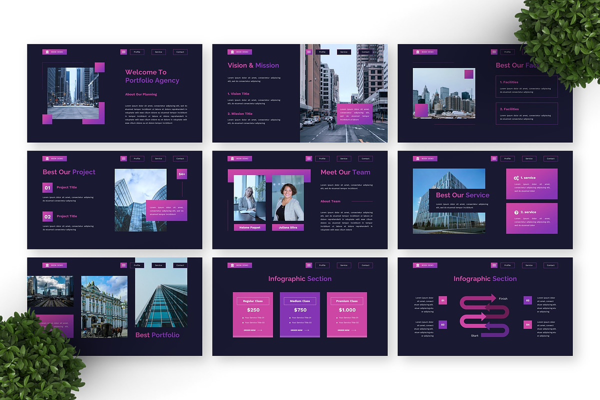 Portfolio Agency - Business Keynote, a Presentation Template by Deepslide Studio (Photo 5 of 6)