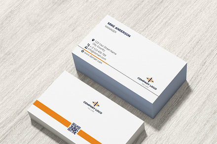 Corporate Business Card, a Business Card Template by designSultan