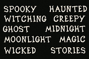Midnight Spell - Witchy Font, a Sans Serif Font by Mockmenot (Thumbnail 6 of 8)