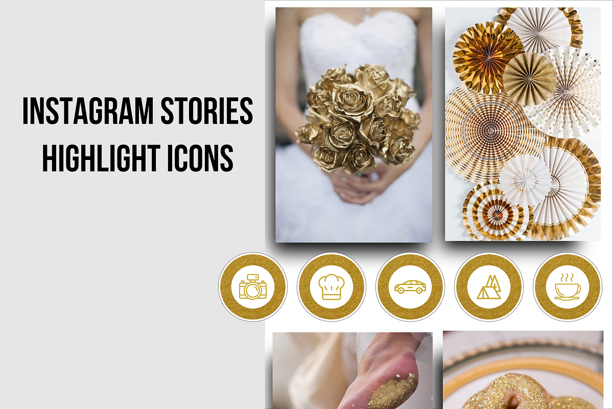 Instagram Stories Highlight Icons, an Icon by pixelonix (Photo 1 of 3)