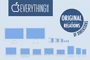 Apple Mockups in outlines +BONUS, an iPhone Mockup by voin_Sveta (Thumbnail 4 of 4)