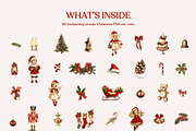 Vintage Christmas Collage Elements, an Object Graphic by Design Alchemy Studio (Thumbnail 2 of 10)