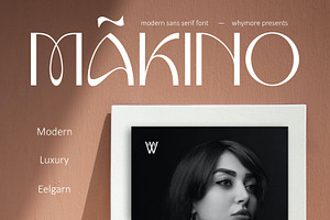 Makino – Beautifull Sans Serif Font, a Sans Serif Font by WhymoreArt