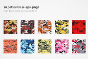Fashion Pixel Camouflage Patterns, a Pattern Graphic by 3Y_Design (Thumbnail 2 of 6)