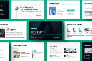 Real Estate Presentation Design, a Presentation Template by ContestDesign