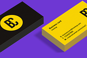 HR Unique business card mockup, a Print Template by Michał Pieczyński (Thumbnail 3 of 9)