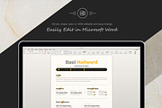 Geometric Resume Template, a Resume Template by ResumeInventor (Thumbnail 4 of 5)