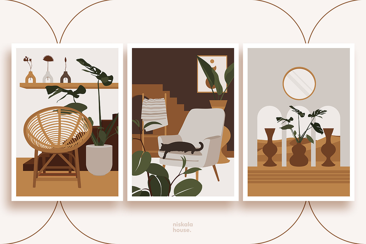 Home Decor Creator Pack, an Object Illustration by Nenjo Studio (Photo 4 of 9)