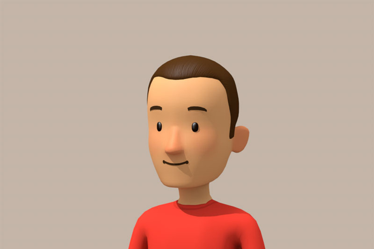 cartoon man, a Characters & Person 3D Model by Tartino 3D models (Photo 9 of 9)
