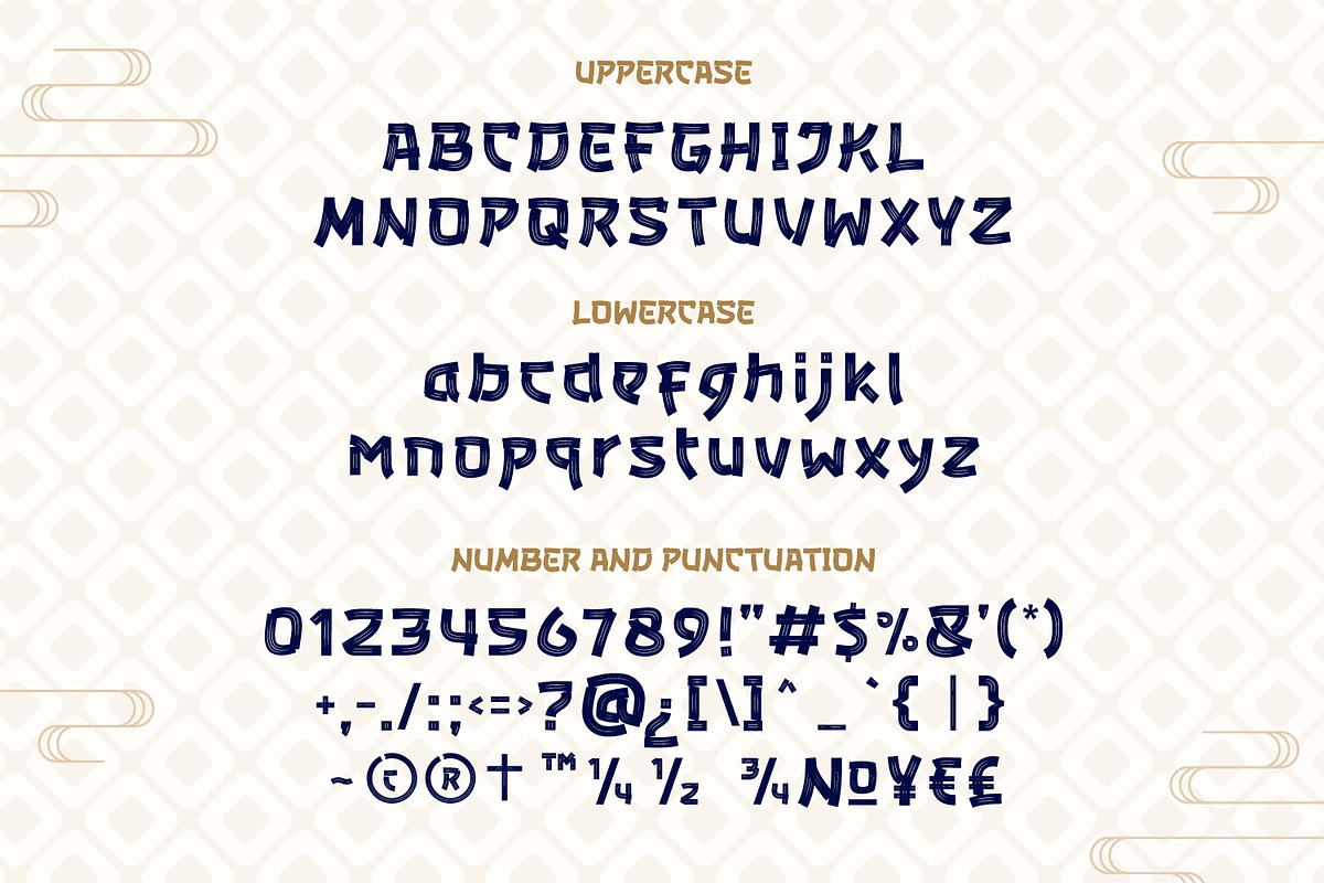 Bunkasai - Japan Inspired Font, a Sans Serif Font by tkzgraphic (Photo 8 of 11)