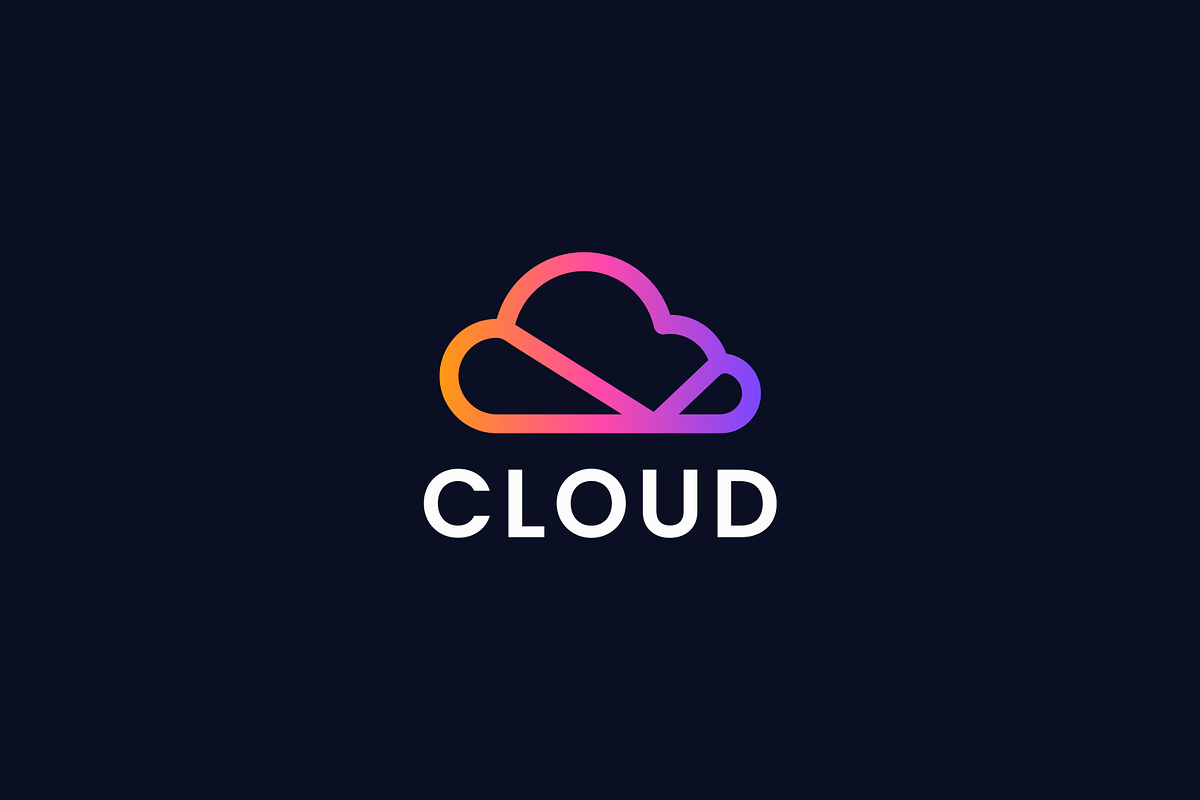 Cloud Logo Storage Server Hosting, a Branding & Logo Template by Signatoro (Photo 2 of 2)