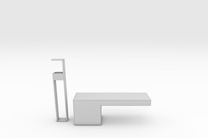 3D Model Bench Park 49