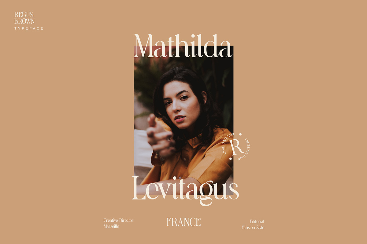 Regus Brown, a Serif Font by Ryan Rivaldo Vierra (Photo 4 of 16)