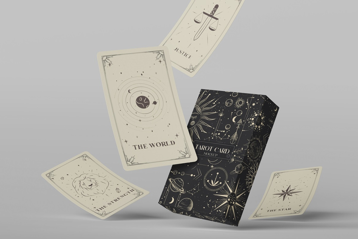 Tarot Cards Mockup, a Product Mockup by Tokobeta (Photo 5 of 9)