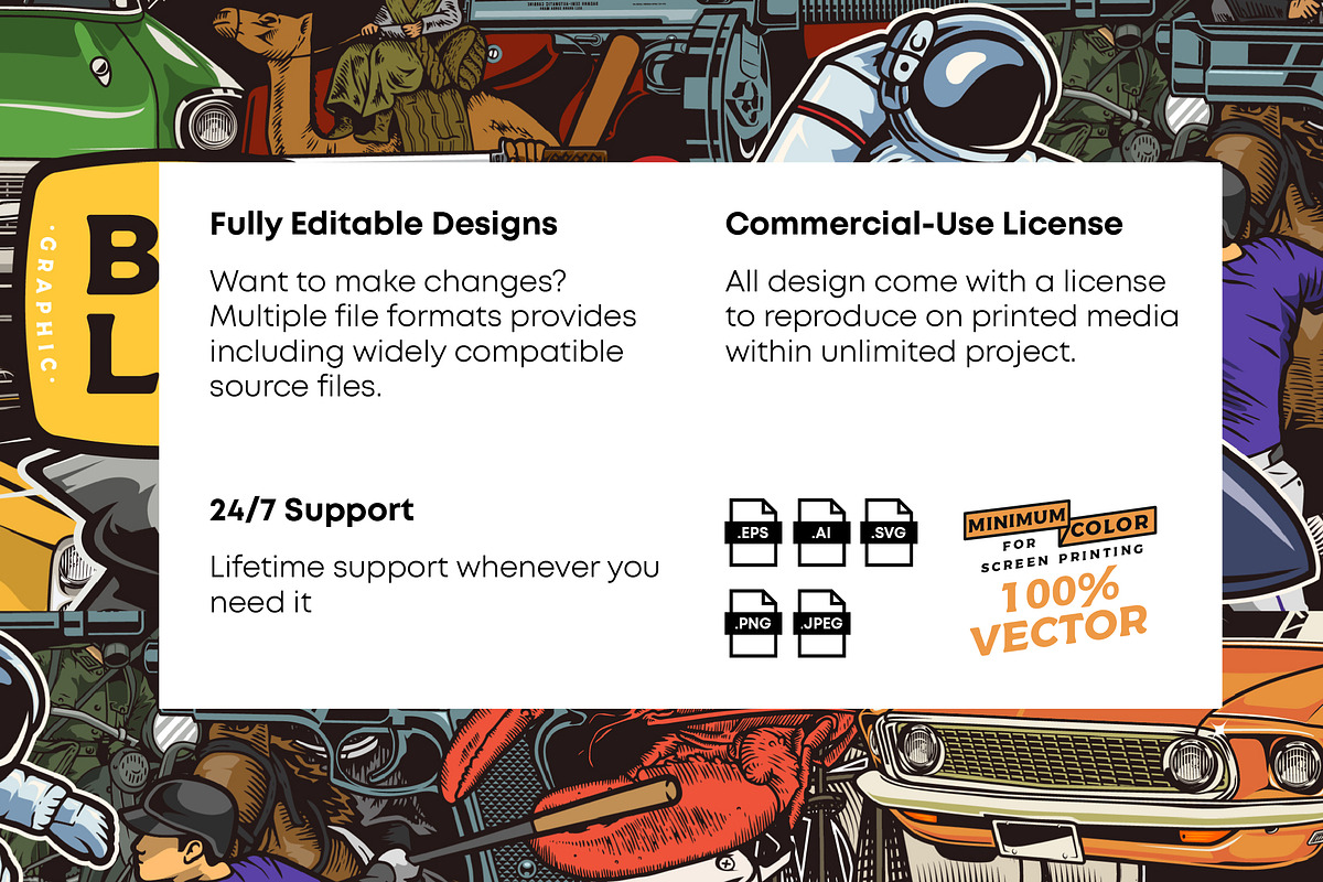 Set of Veteran design pack no 2, an Illustration by The BolzStudio (Photo 11 of 11)