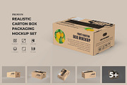 Fresh Fruit Carton Mockup, a Packaging Mockup by Ram Studio LLC (Thumbnail 1 of 16)