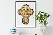 CROSS Multilayer Template,Wall Decor, a Design Template by LaserCutano (Thumbnail 7 of 7)