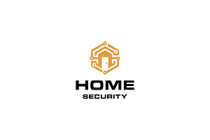 home security logo, a Branding & Logo Template by ZHR Creative