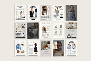 20 Fashion Email Canva Template