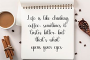 Coffee, a Handwritten Font by InermediaSTUDIO (Thumbnail 5 of 8)