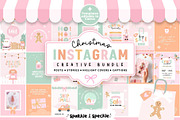 Playful Christmas Instagram Bundle, a Social Media Template by Sparkle & Speckle (Thumbnail 1 of 6)