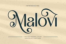 Malovi - Modern Elegant Serif