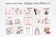 Instagram Posts for Canva | Blush, a Social Media Template by Thirty One Palms Studio (Thumbnail 2 of 8)