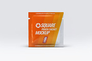 Square Pouch Sachet Mock-Up, a Packaging Mockup by DesignRushMarket (Thumbnail 6 of 6)