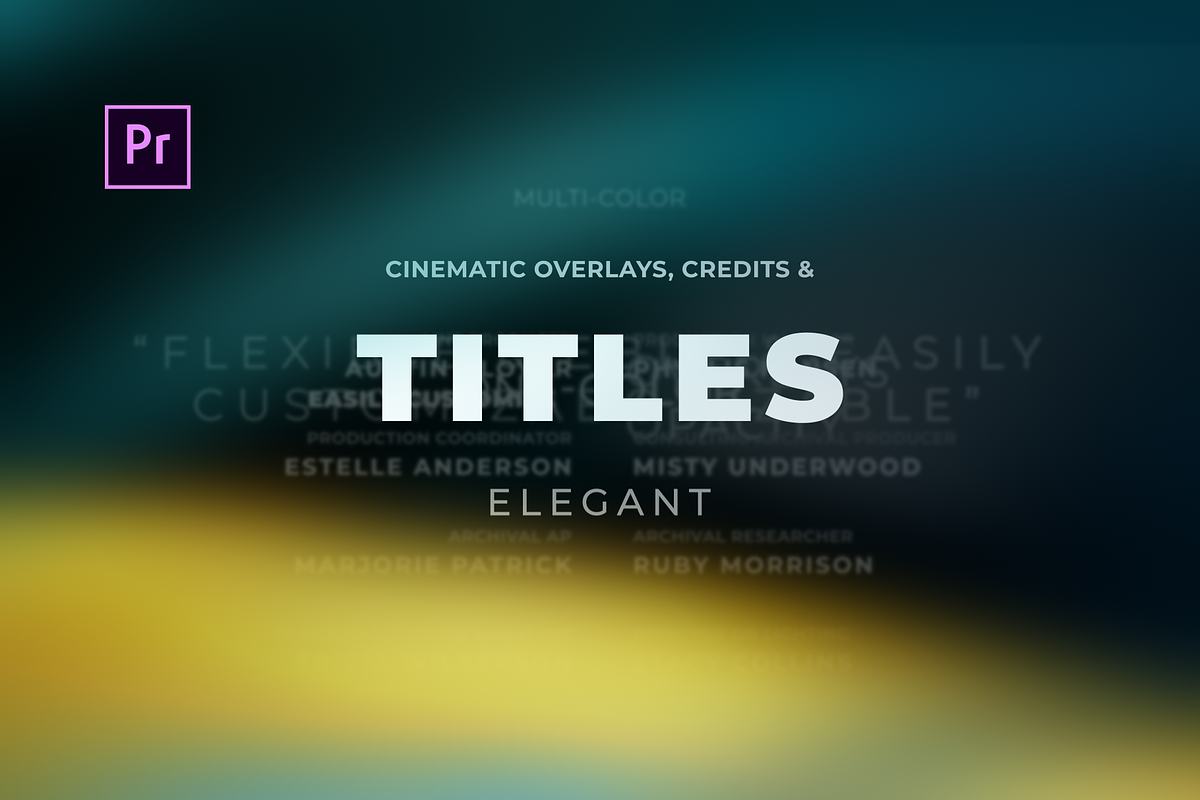 Titles Elegant Cinematic 2 Premiere, a Templates & Theme by Atamotion (Photo 1 of 11)