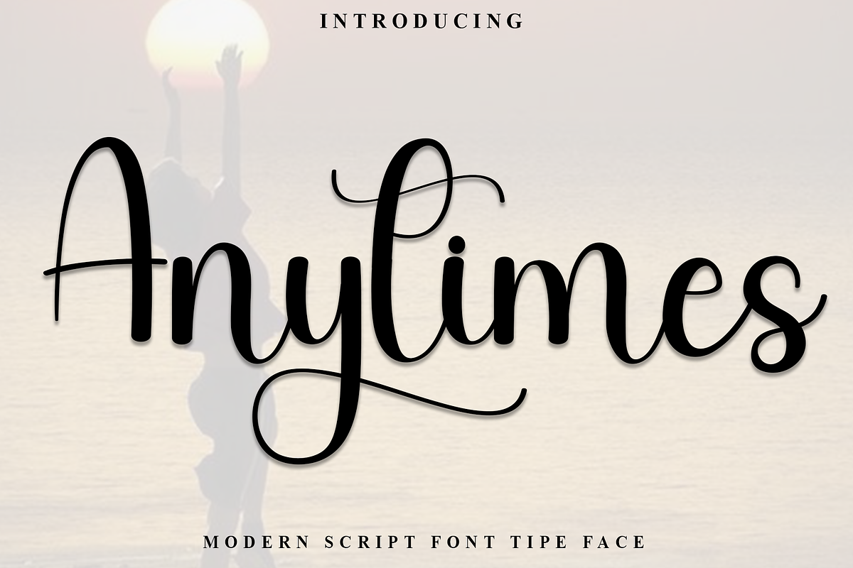 Anytimes, a Handwritten Font by InermediaSTUDIO (Photo 1 of 8)