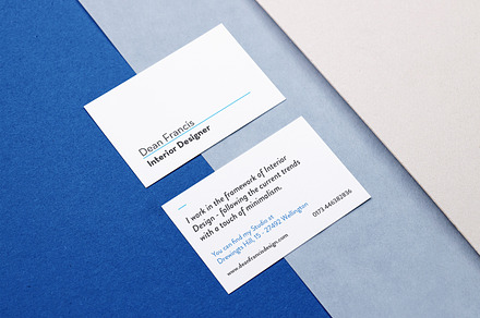 Indaco Business Card Template, a Business Card Template by BlufuliggineDesign