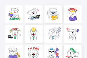 Animated Business Stickers