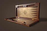 Backgammon, an Object 3D Model by Snji | 3D Models (Thumbnail 8 of 11)