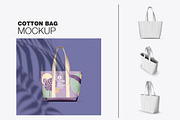 Canvas Bag Mockup, a Product Mockup by OneVectorStock (Thumbnail 1 of 10)
