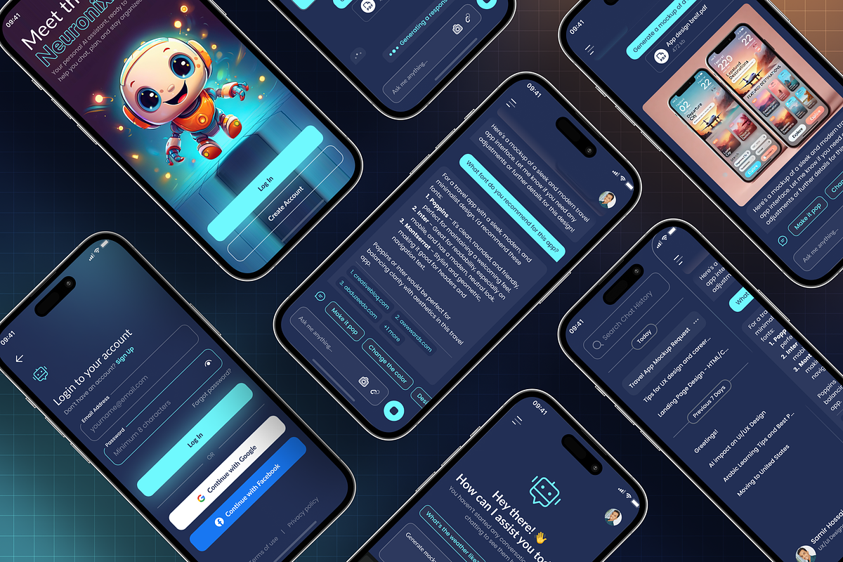 AI ChatBot IOS App UI Kit, an UI Kit Template by PixelPerfect (Photo 5 of 5)