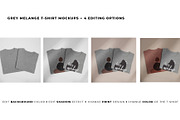 BRANDING T-SHIRT MOCKUP SET, a Shirt Mockup by TrendkeyMockups (Thumbnail 7 of 8)