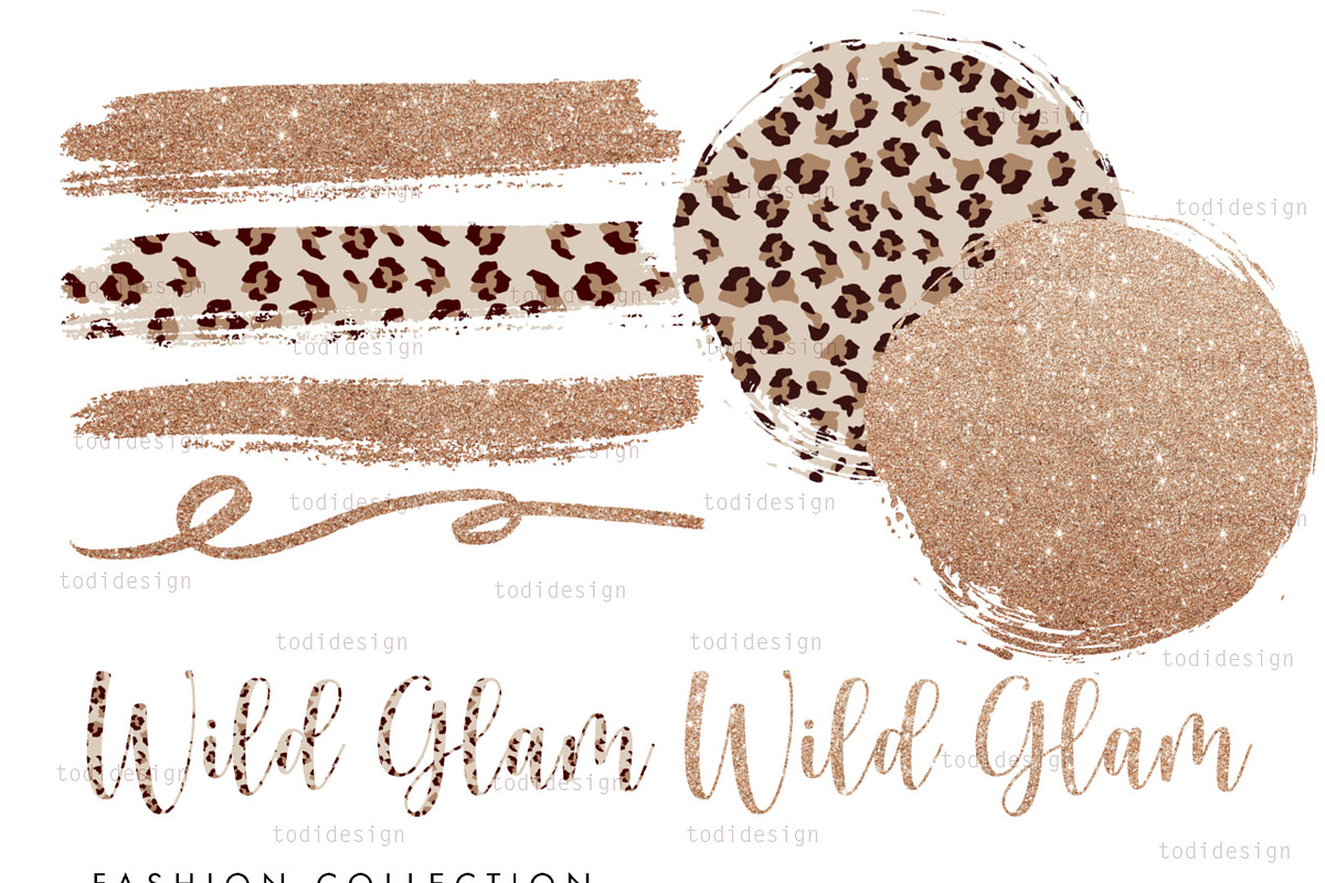Wild Glam Glitter Collection, a Person Illustration by creativeDi (Photo 3 of 4)