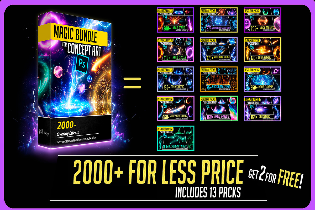 Magic Effects Bundle - 13 Packs, an Object Graphic by Mikel Blazgad (Photo 2 of 21)