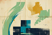 Retro Abstract Poster Textures, a Decorative Illustration by StockVerse Creative (Thumbnail 4 of 4)