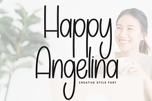Happy Angelina | Script Font