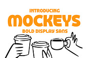 Mockeys-Bold Display, a Sans Serif Font by Arterfak Project (Thumbnail 1 of 12)