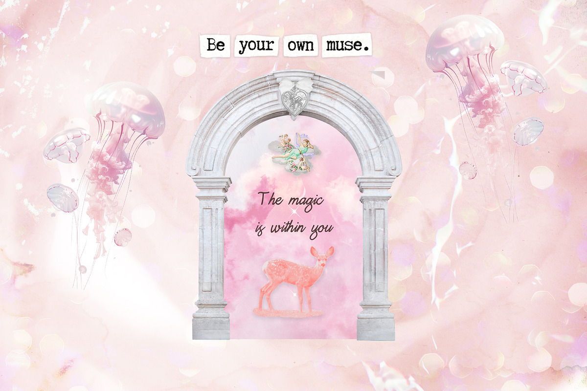 MUSE: Dreamy Collage Pack 190+, an Object Graphic by lerinartstudio (Photo 8 of 8)