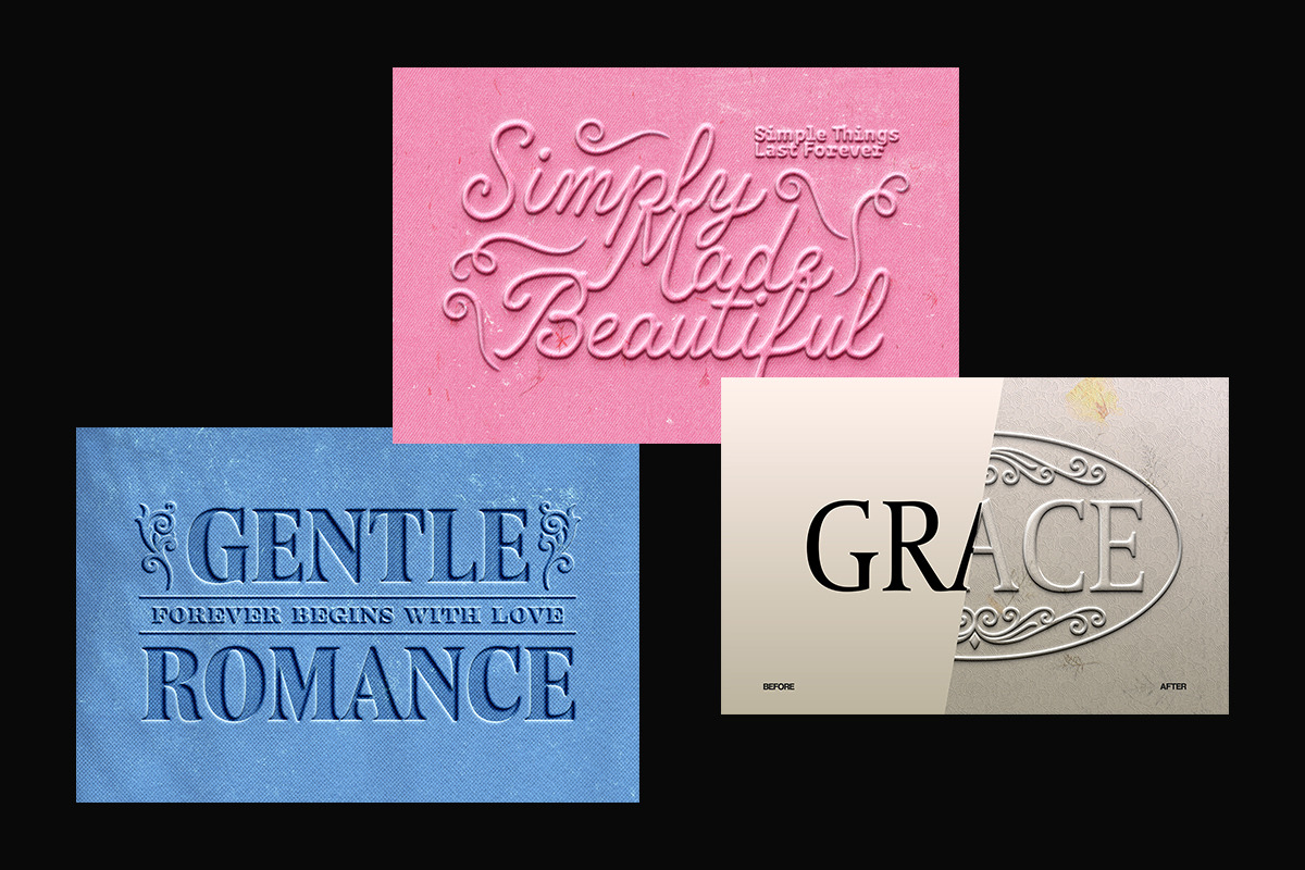 Letterpress Paper Text Effects, a Layer Style Add-On by Matsero (Photo 2 of 4)