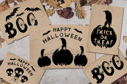 Happy Halloween elements bundle