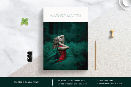 Nature Magazine, a Magazine Template by Alhaytar